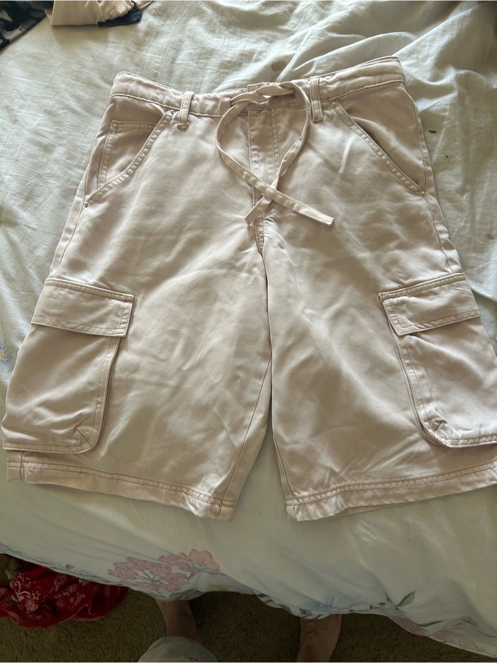 Splendid Women’s RosePetal Cargo Shorts super soft with zipper drawstring XS